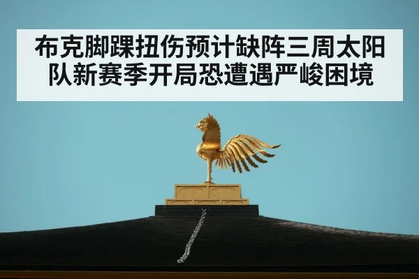 布克脚踝扭伤预计缺阵三周太阳队新赛季开局恐遭遇严峻困境